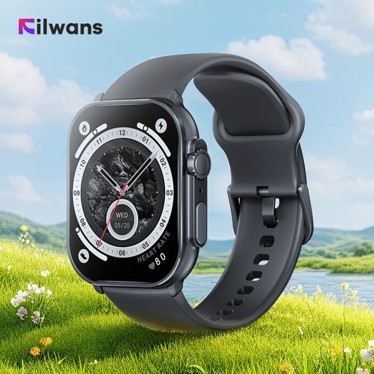 AMOLED Smart Watch, Waterproof, Health Monitoring
