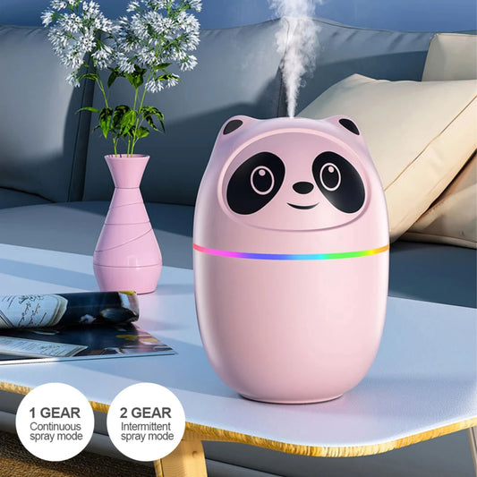 Panda  Humidifier, Night Light, USB Chargeable